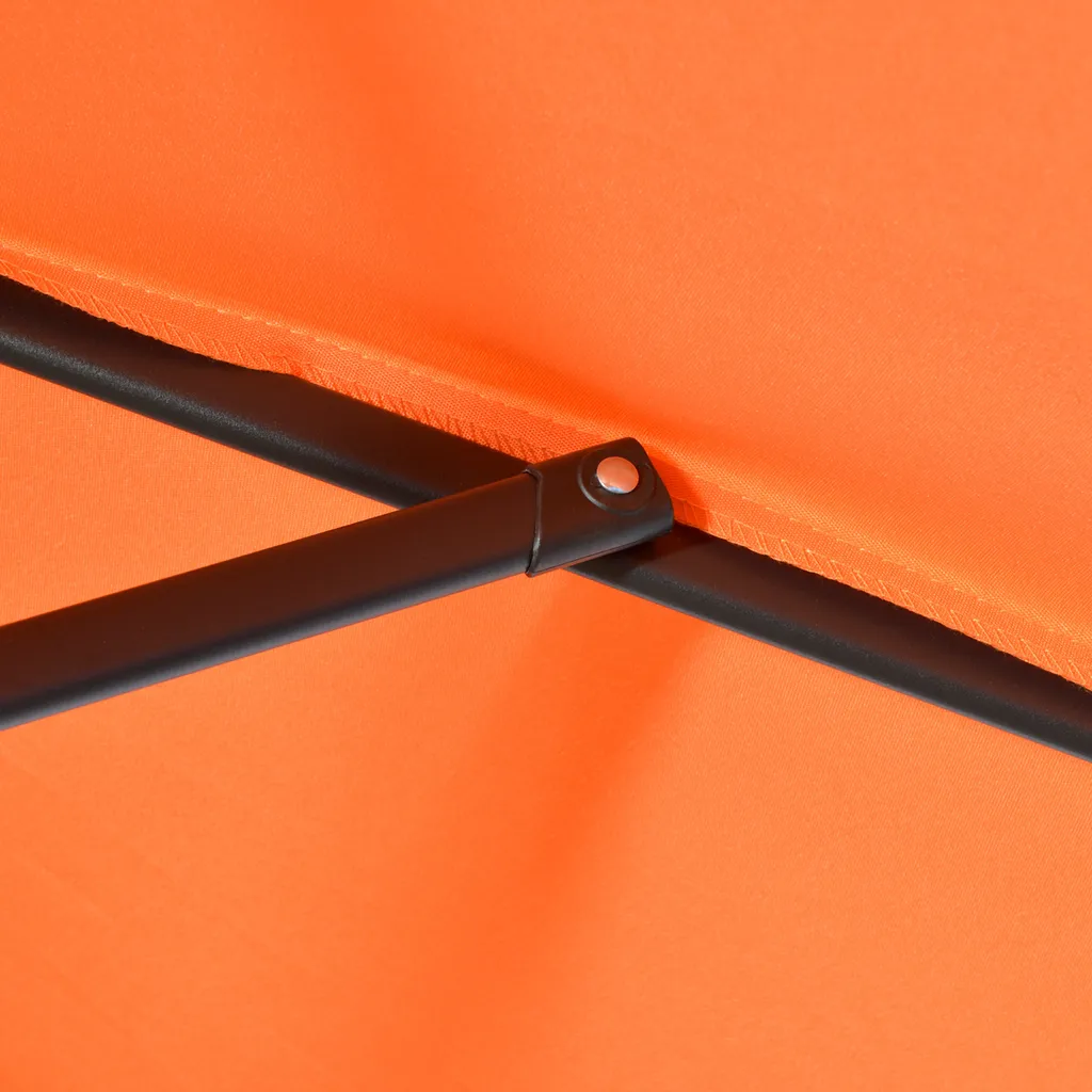 Ombrellone da Balcone Outsunny Ø196 cm: Pratico, Pieghevole e Economico - 7