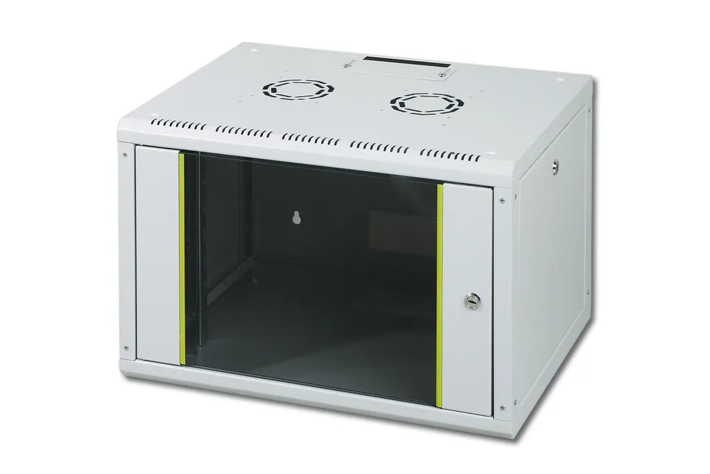 Armoire informatique murale 19 pouces DIGITUS Unique 600x450 mm noire