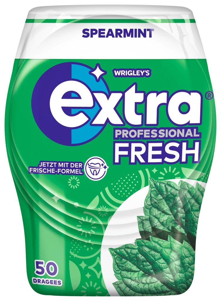 EXTRA PROFESSIONAL Fresh Dose Spearmint 50 drážok (1 dávka) Obrázok produktu 