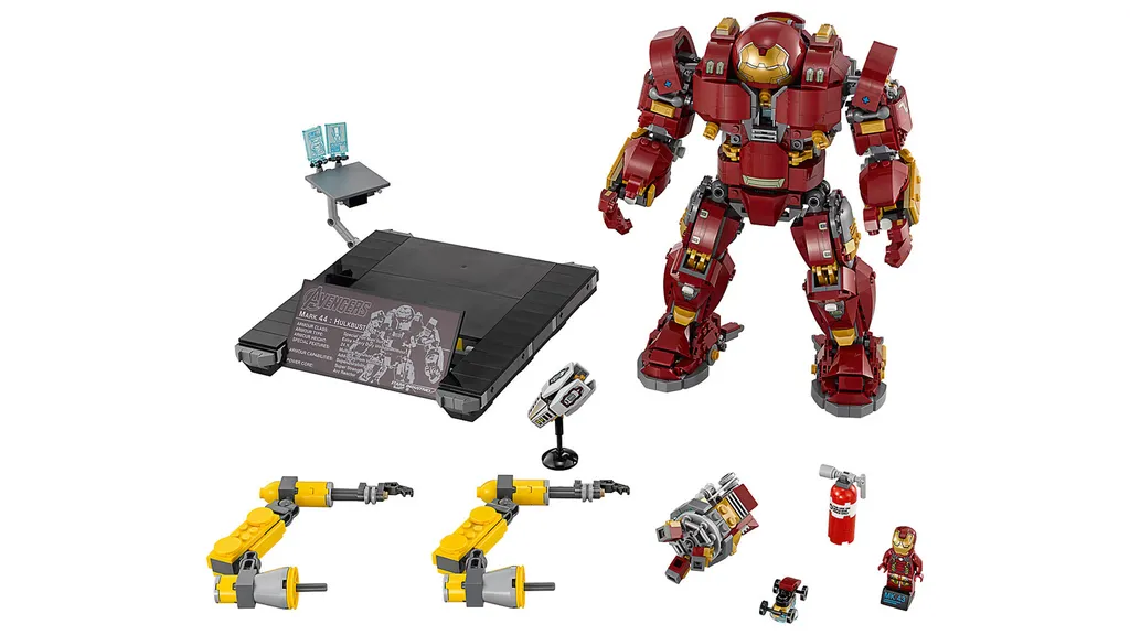 Hulkbuster LEGO 76105 Idéal pour Décorer un Bureau de Fan de Marvel - 4
