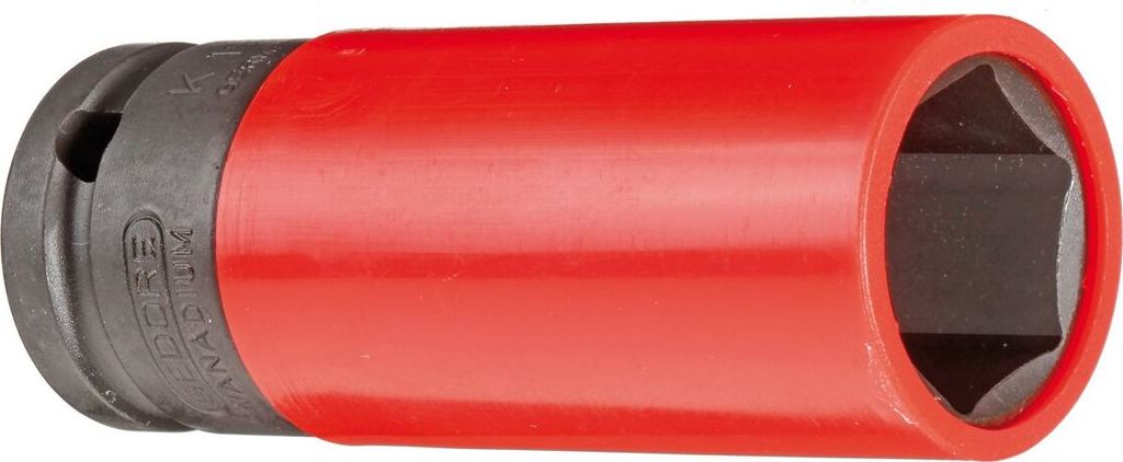 GEDORE K 19 LS 21 Kraftschraubereinsatz 1/2" mit Schutzhülse, 21 mm, 2178230