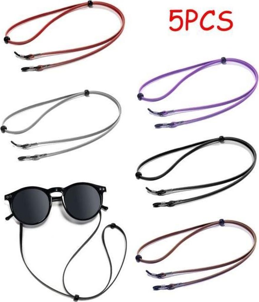 Brillenband, Sonnenbrillenkette aus Leder, rutschfestes Produktbild 