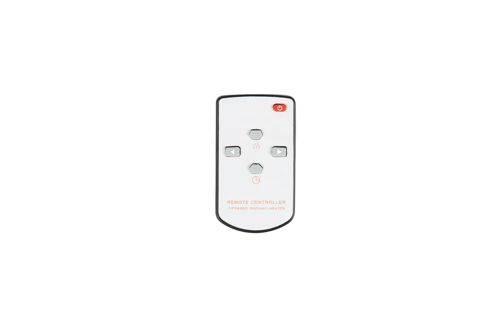Chauffage Infrarouge Silencieux 1800W sans Lumière avec Télécommande