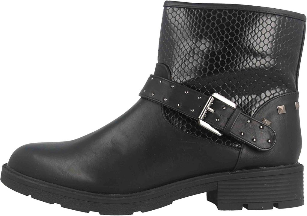 Fitters Footwear Lexi Stiefeletten in Übergrößen Schwarz 2.237232 Black große Damenschuhe