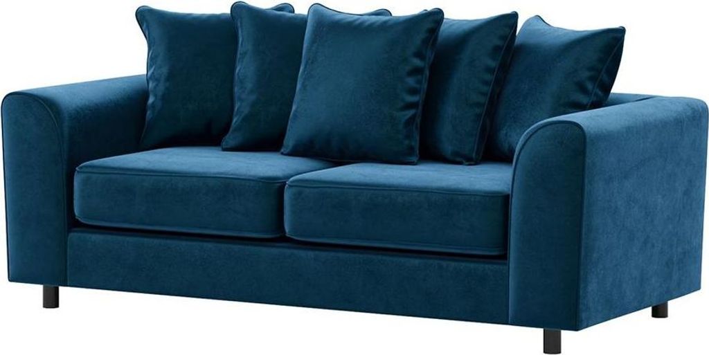 Dreisitzer-Sofa Dillon Velvet-Kronos 9-Schaumstoff