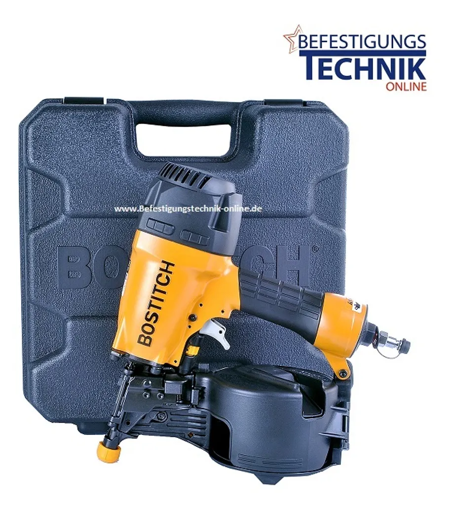 Cloueur à rouleaux Bostitch N66C-2-E pour bardage avec coffret de transport