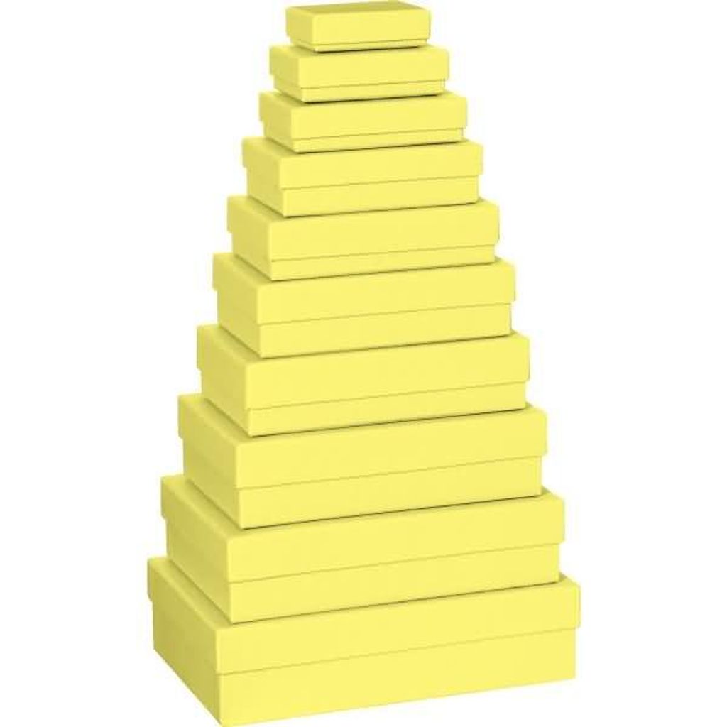 STEWO 2553785510 Geschenkbox "One Colour" gelb