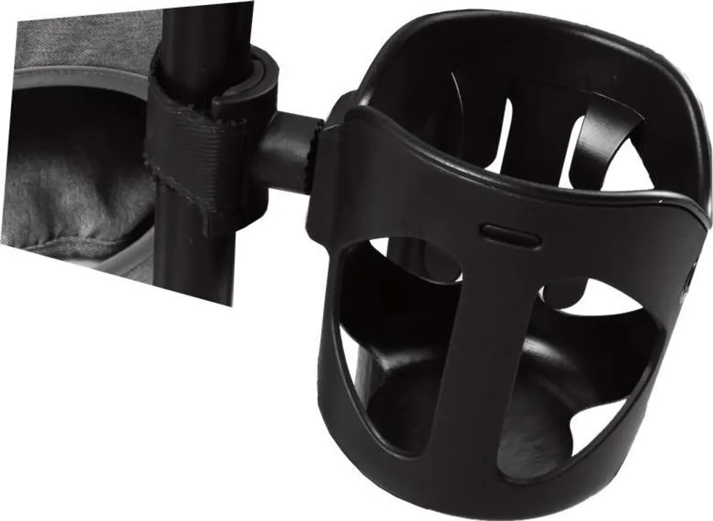 Porte-gobelet pour Poussette QPLAY Noir - Support Boisson Universel