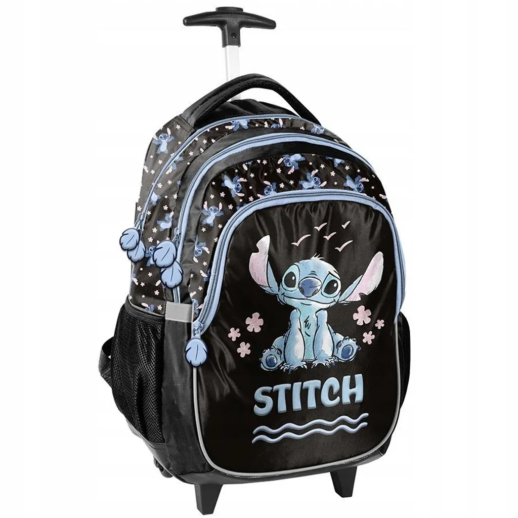 Sac à dos à roulettes Stitch résistant avec compartiments multiples - 2