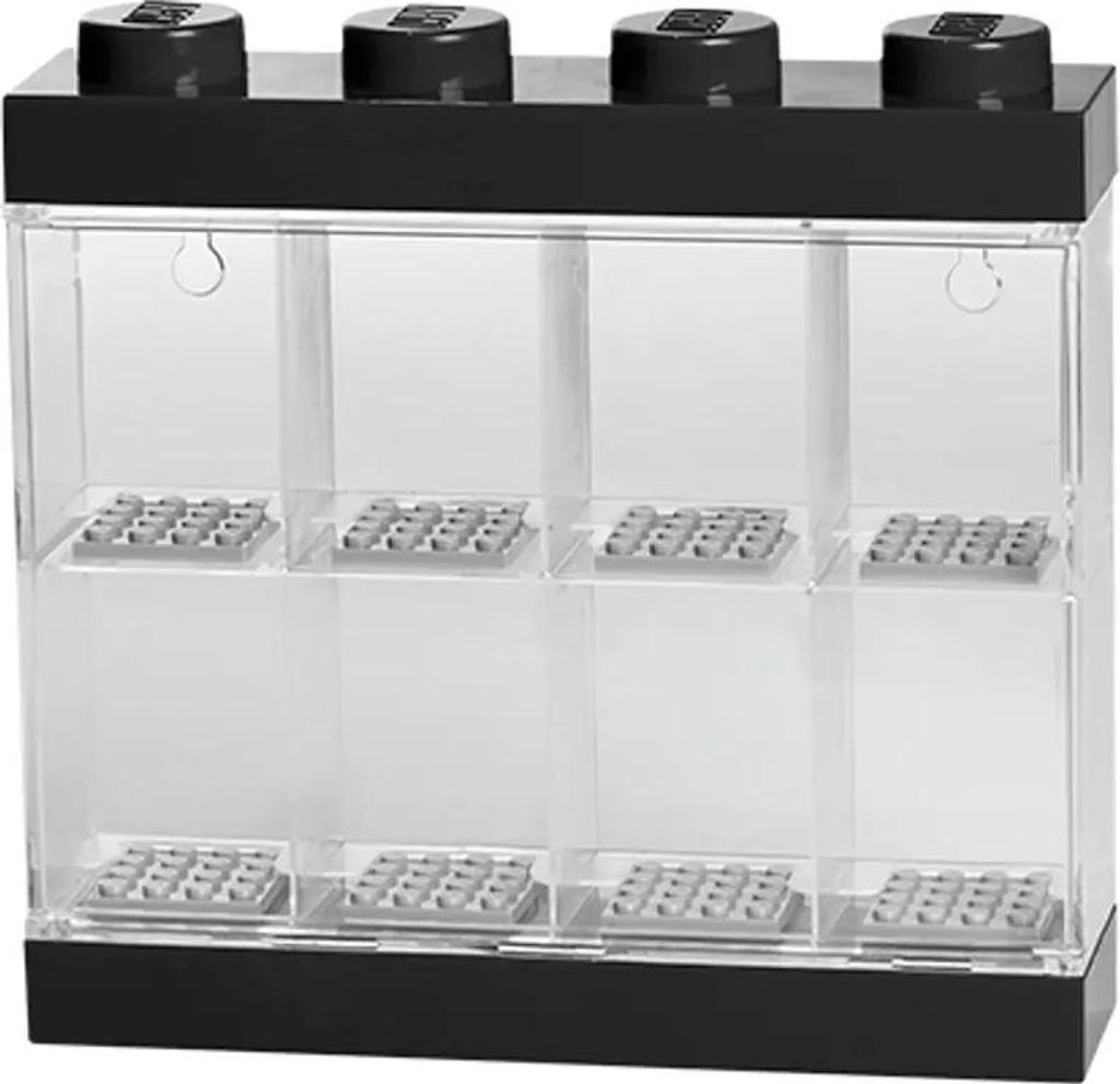 Boîte noire pour 8 minifigurines Image du produit 