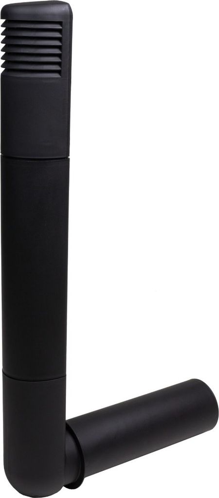 Vilpe - Lüftungsschacht - Ø125mm - Schwarz - Produktbild 