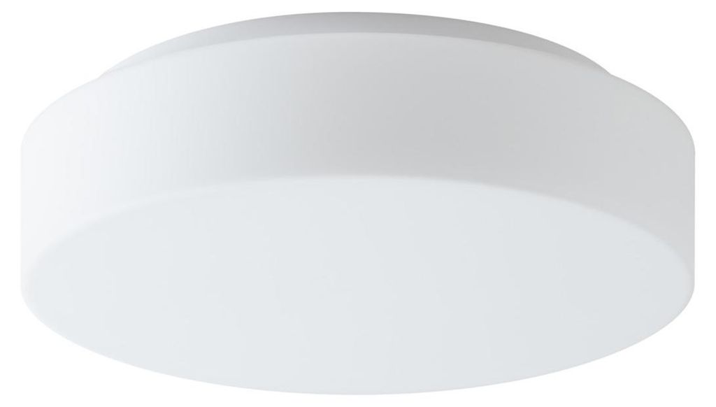 OSMONT ELS70897 ELSA 2 IP Decken-/Wandleuchte aus Glas, weiß, IP65, 4000 K, 13 W LED