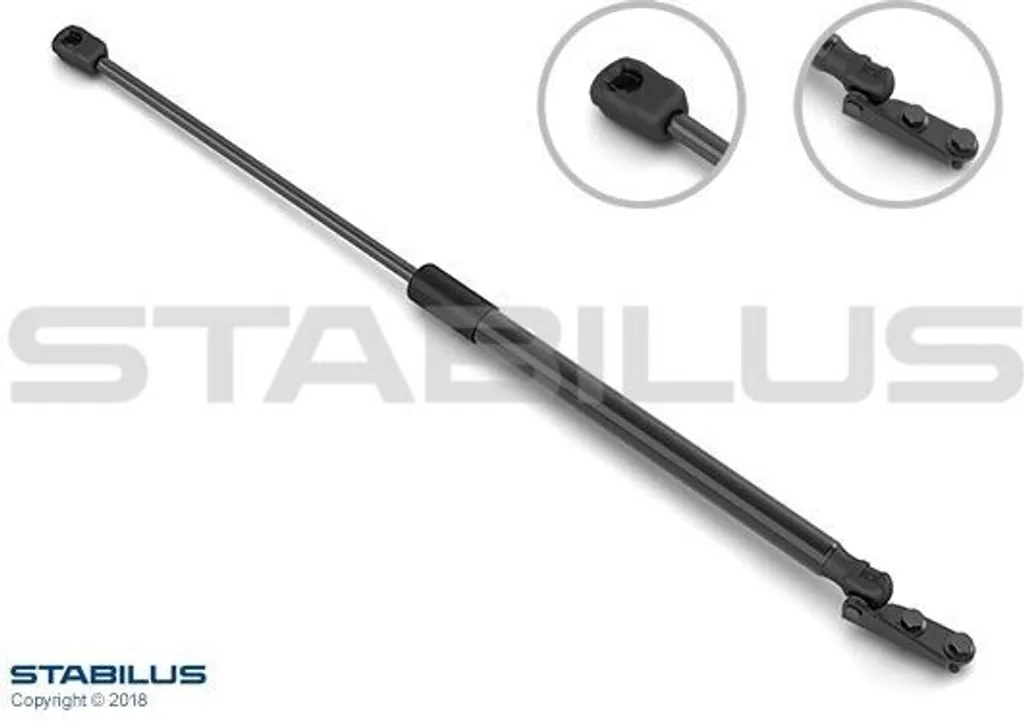 Vérin de coffre à gaz pour Nissan Murano II Z51 - STABILUS 762194 450N