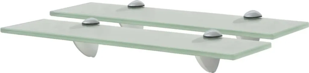 Analisi Mensole Vetro 8mm The Living Store 40x10 cm - Set 2 Pezzi
