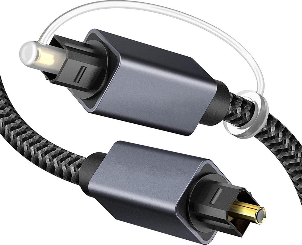 INF Toslink S/PDIF 5.1/7.1 Audiokabel, Kupferkern, Nylon, Produktbild 