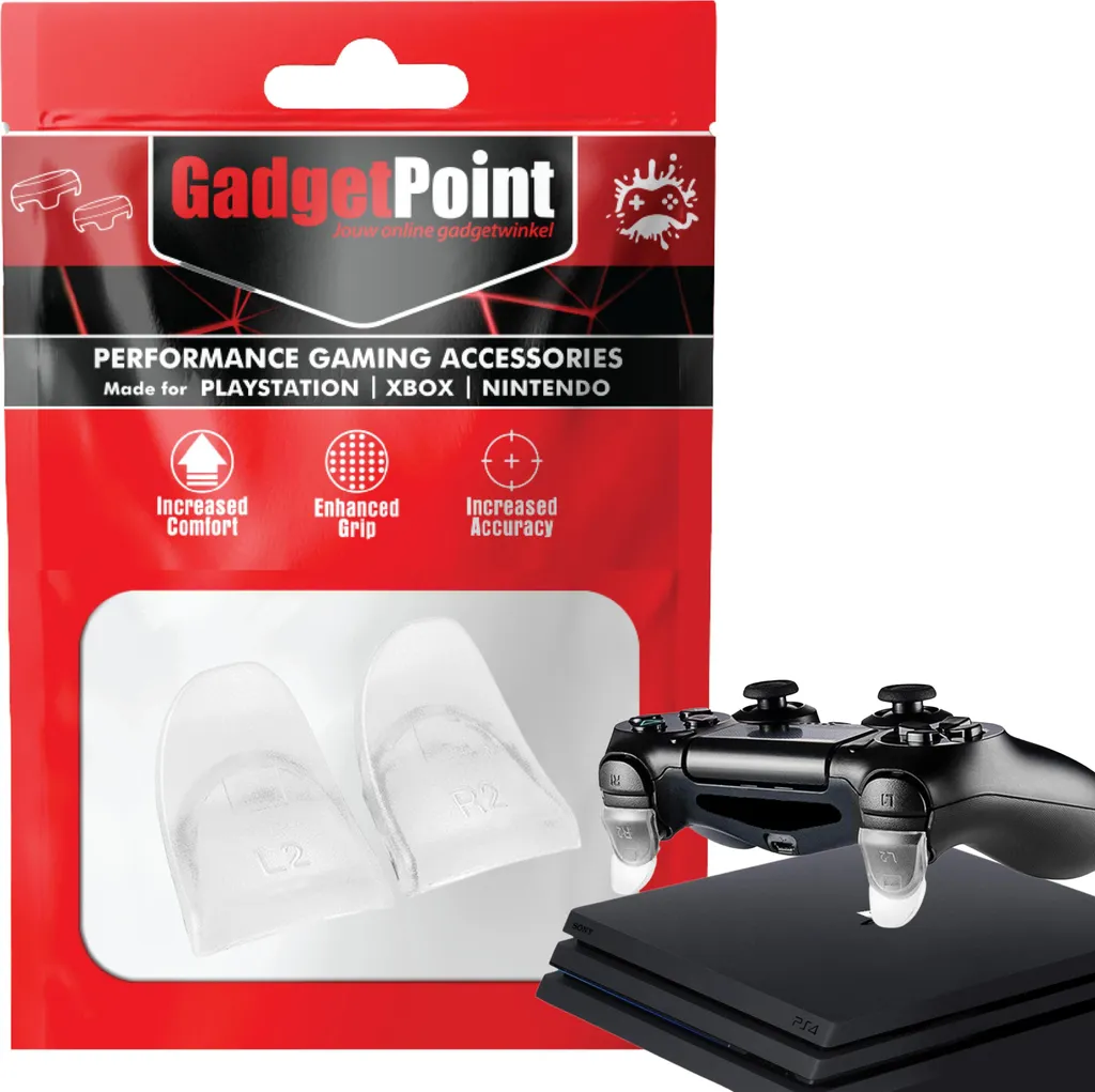 Trigger PS4 Bianco Ricambi L2 R2 - Pulsanti Arresto Alta Precisione