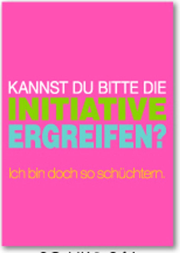 Allgemeine WÃ1/4nsche - SprÃ1/4che - unARTig - GlÃ1/4ckwunschkarte im Format