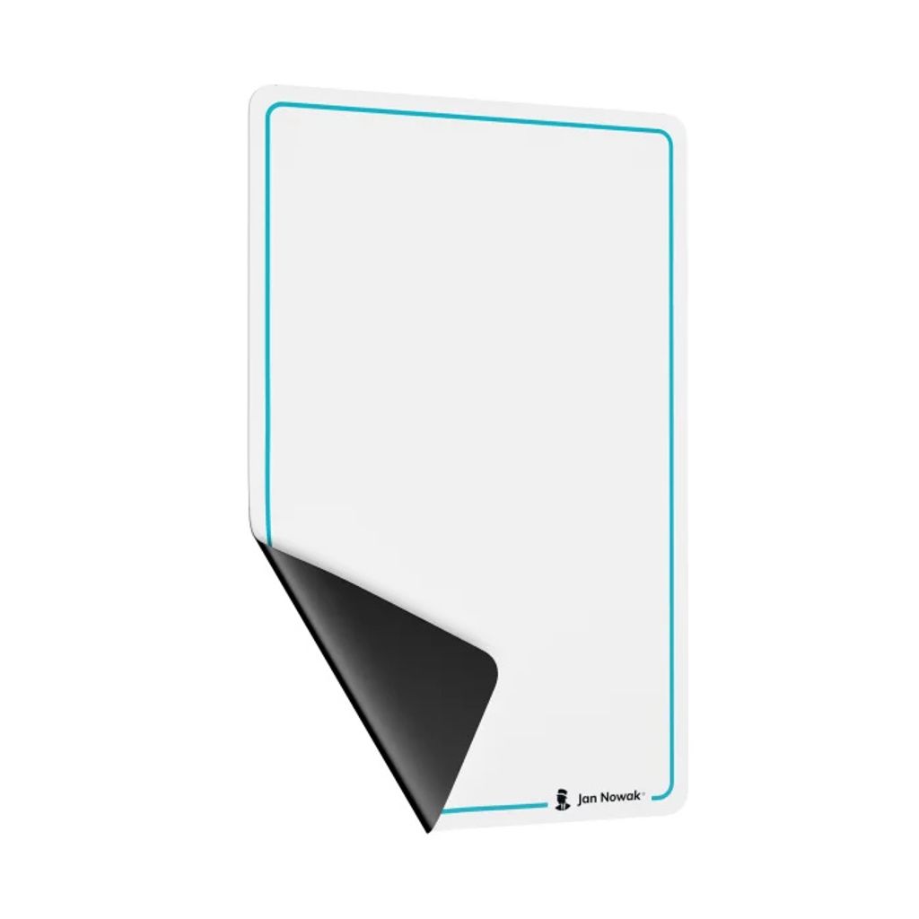 Jan Nowak 390 x 590 mm 2x Magnettafel Selbstklebend mit 3 Markers Abwischbare Weiß MAGNETO Flipchart
