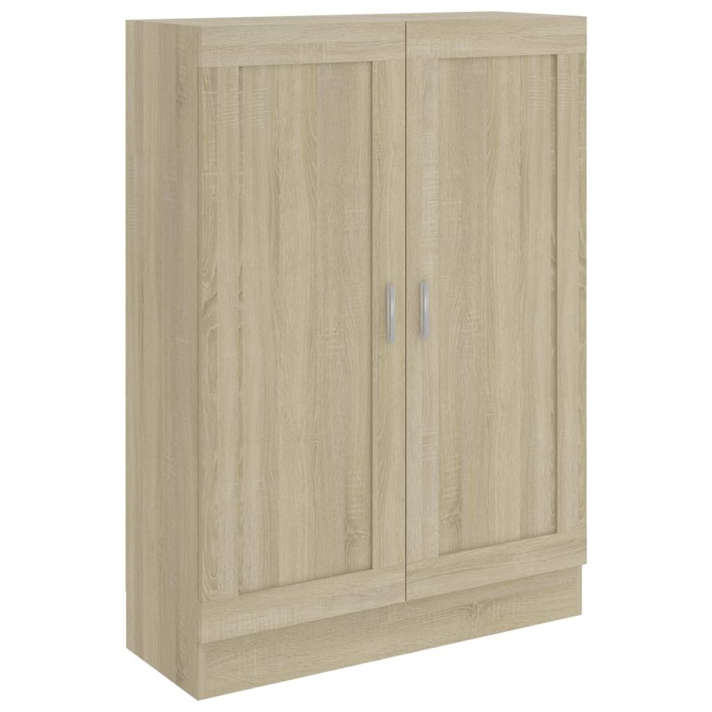vidaXL Bücherschrank Sonoma-Eiche 82,5x30,5x115 cm Produktbild 