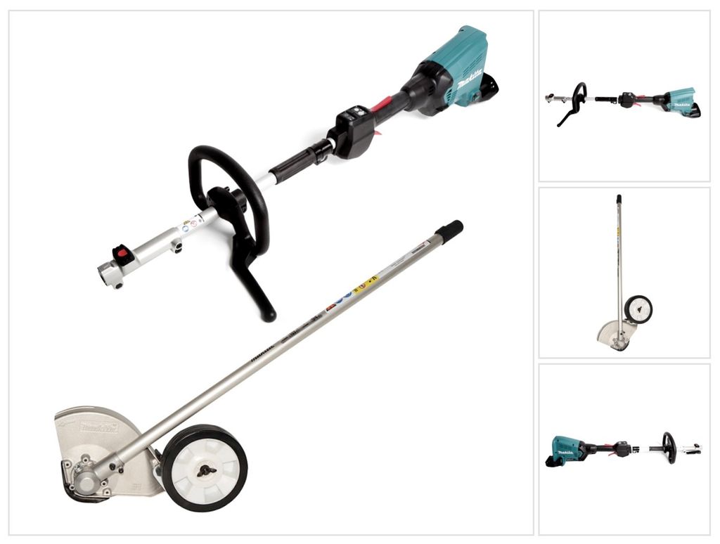 Makita DUX 60 Z Akku Multifunktionsantrieb 36V ( 2x 18V ) + EE400MP Rasenkantenaufsatz ( 196752-0 )
