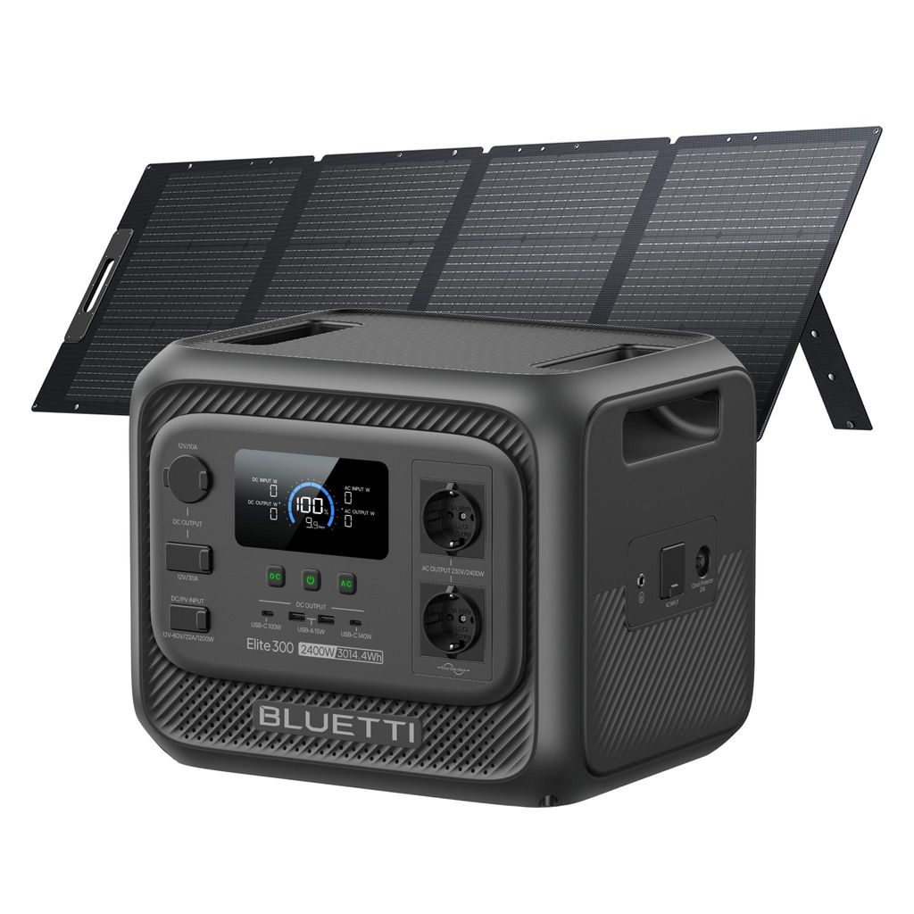 Generador solar BLUETTI Elite 300 con panel solar de 200W, Imagen del producto 
