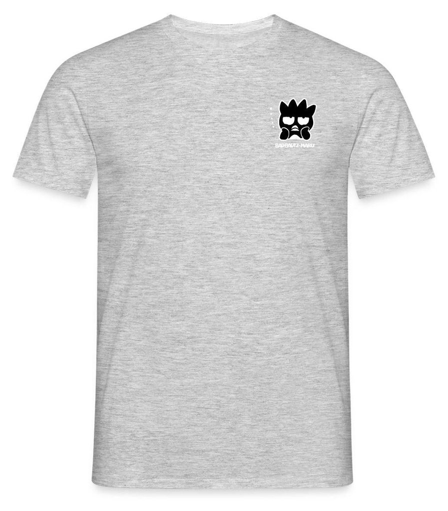 Spreadshirt Bad Badtz-Maru Portrait Männer T-Shirt, XXL, Grau meliert