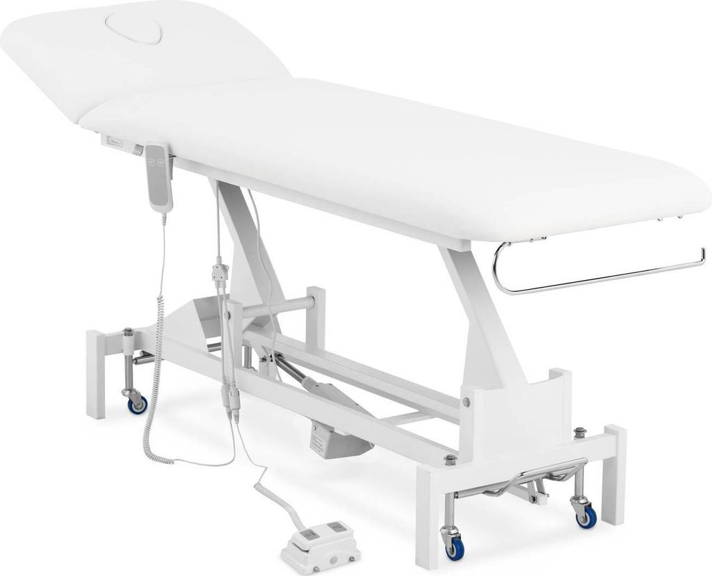 physa Massageliege elektrisch - 50 W - 200 kg - Weiß