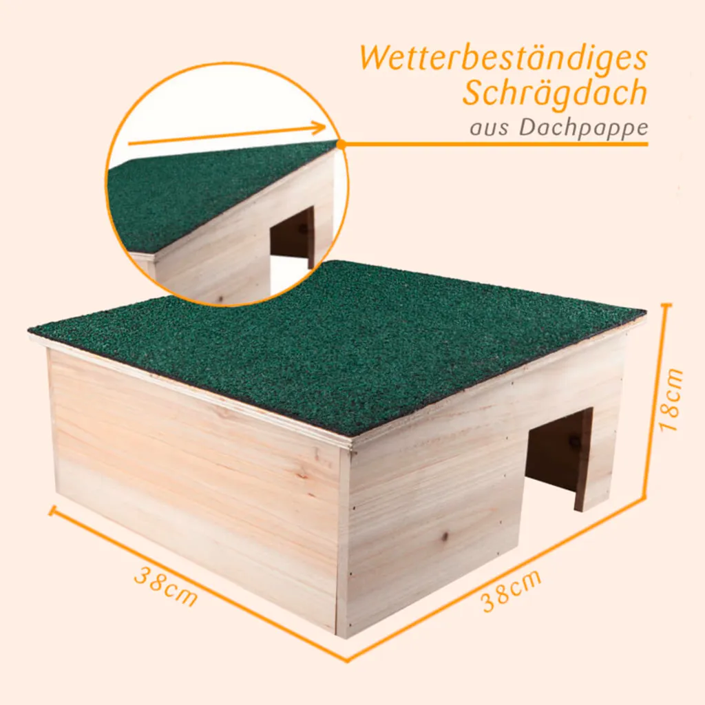 Igelhaus aus Holz, FarbeHolz Vogelhaus Kaufland.de