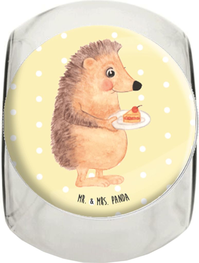 Mr. & Mrs. Panda gewürzglas Igel Kuchenstück L 870ml - Gelb Produktbild 