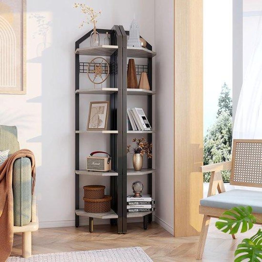 Hohe Bügelwand, Bücherregal mit 5 Schubladen, Drahtgitter, 28 x 28 x 180 cm, Leiterbrett, Pflanzenbrett für Wohnzimmer, Schlafzimmer, Küche, Ba...