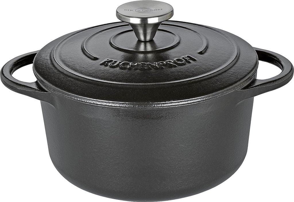 Küchenprofi Provence, Schwarz, Eisenguss, 240 mm, 240 mm Produktbild 