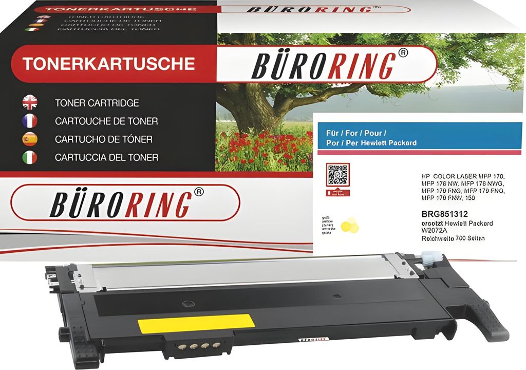 Toner 117A, für HP Color Laser 150 / 170 Serie, ersetzt HP W2072A,