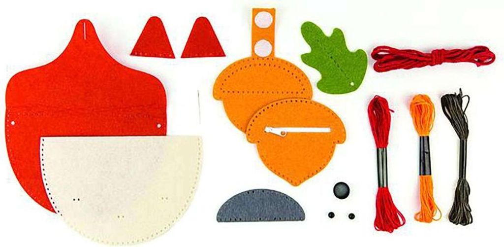 Petit Collage Bastelset Filztaschen DIY Design Kit Nähen Kinder