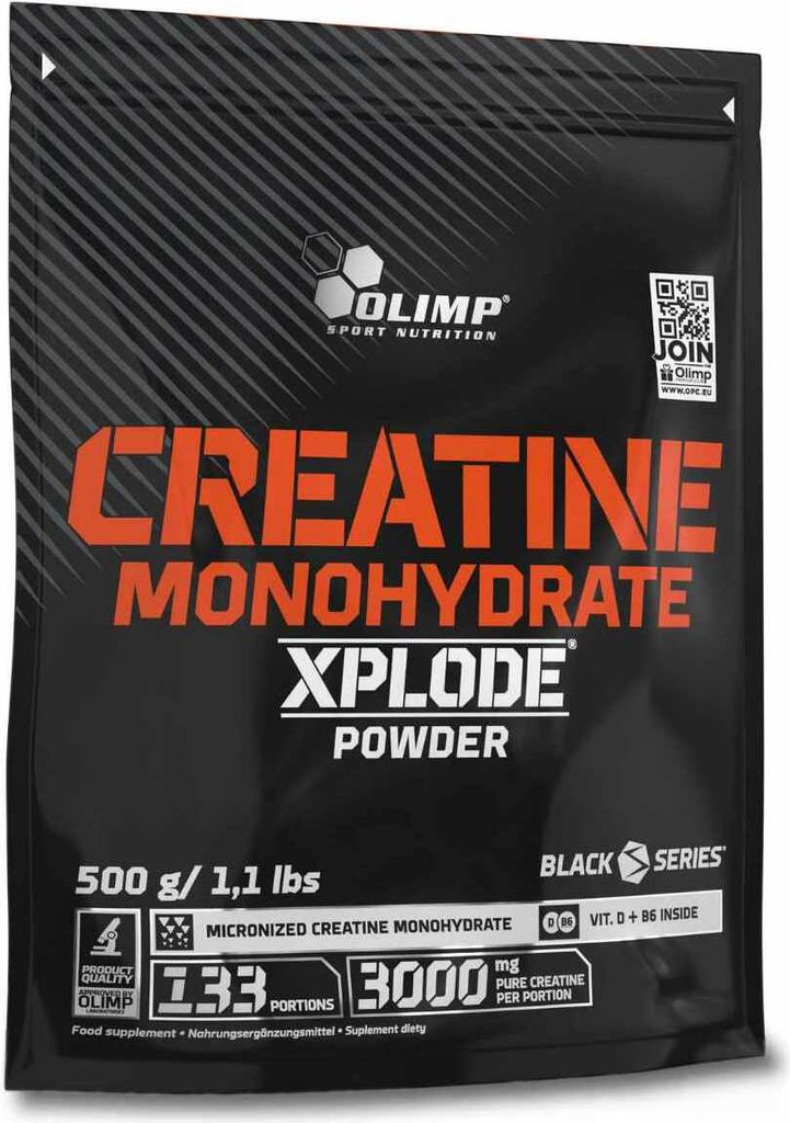 Creatine Monohydrate Xplode Powder (500g) Orange Produktbild 