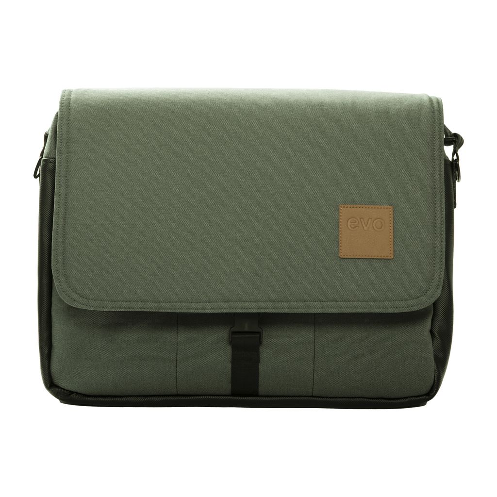 Mutsy Evo Kinderwagen-Wickeltasche Verstellbare Griffe Inklusive Wickelauflage Discovery Moss
