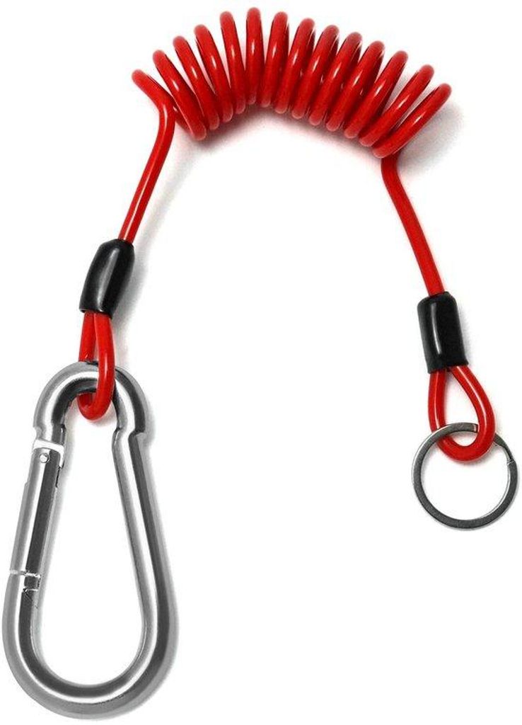 Sicherheitsseil für Anhänger, 1,2m x 5mm, Bremsleitung