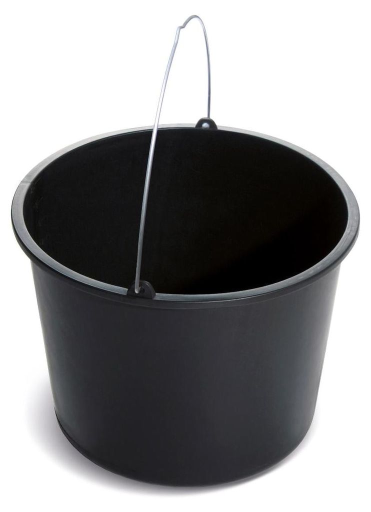 Vědro stavební BUCKET - objem: 5 l, barva: černá Immagine del prodotto 