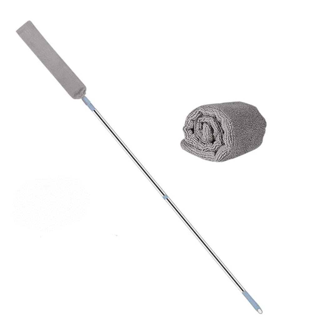 Plumeau microfibre flexible pour grandes surfaces avec tige Image du produit 