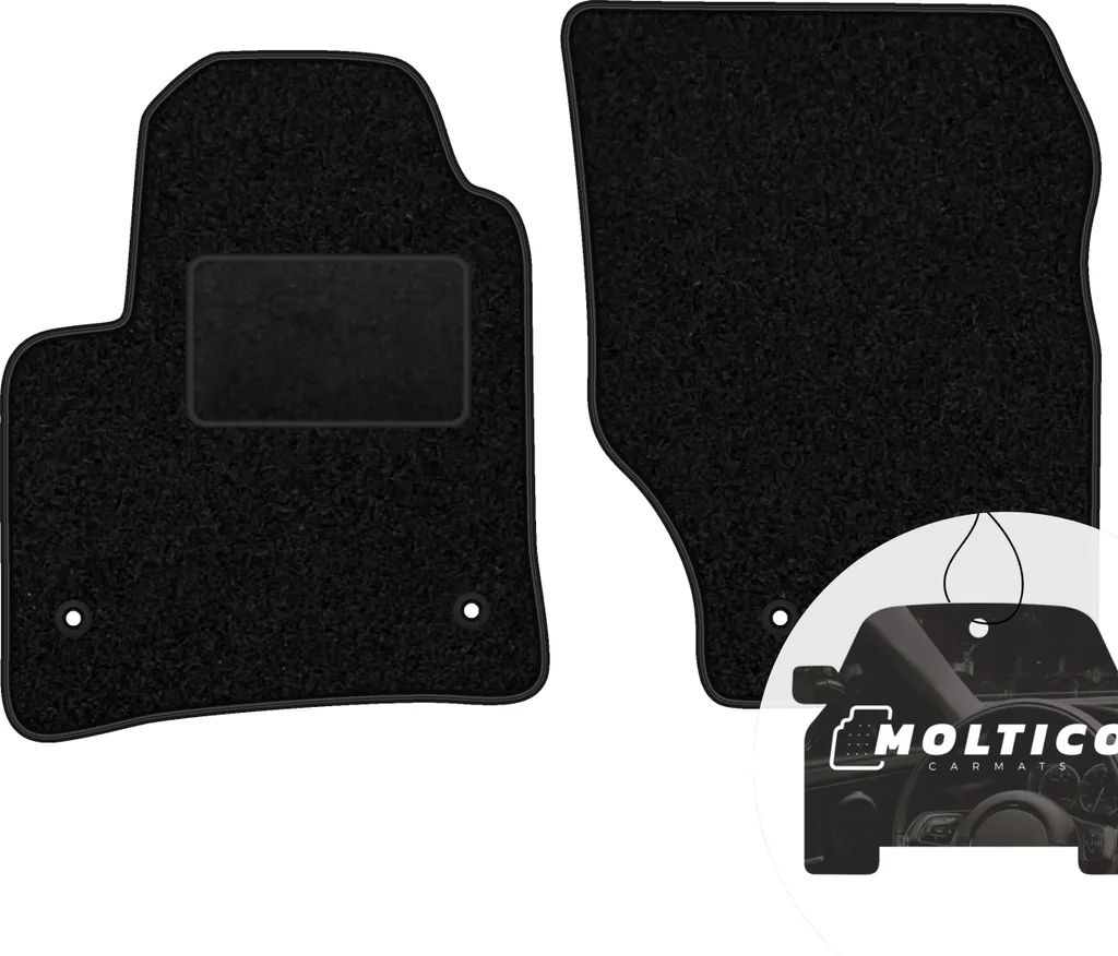 Set Tappetini Anteriori In Velluto Per Porsche 924 – Su Misura, 2 Pezzi, Antiscivolo, Con Rinforzo