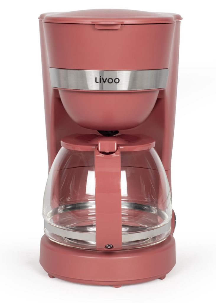 Electric coffee maker - LIVOO - DOD200RC - 750 W - 1.25 L - Productafbeelding 