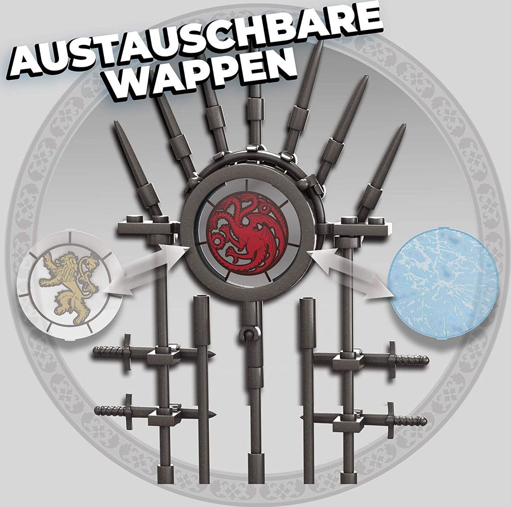 Mega Construx Probuilder Hra o trůny Der eisterne Thrones Obrázek produktu 4