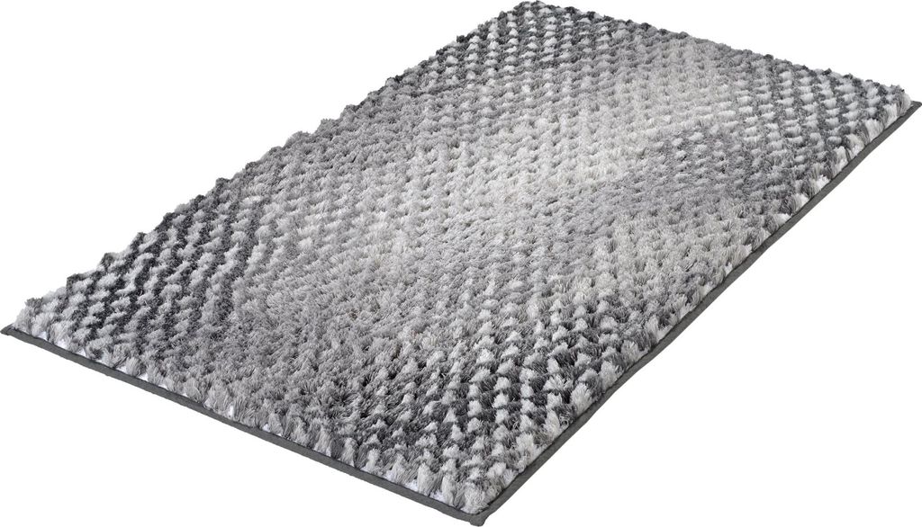 Kleine Wolke Badteppich CORY Anthrazit 70 x 120 cm Produktbild 