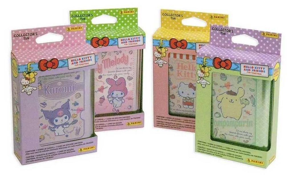 Panini Hello Kitty Friends Und Pocket Tin-sammelkarten Produktbild 