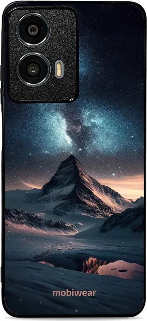 Handyhülle für Motorola Moto G24 Power, Mobiwear Glossy Case, Nachtberg