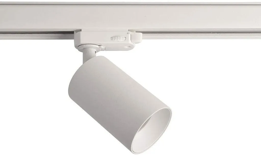 Projecteur sur Rail Triphasé CAN Blanc - Spot LED GU10 Orientable 7.5W