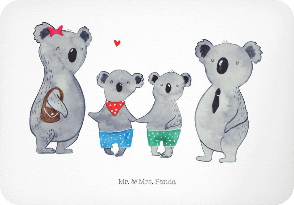 Mr. & Mrs. Panda magnet Koala Familie zwei - Weiß - Produktbild 