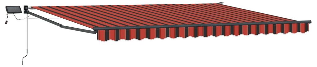 Manuelle Gelenkarmmarkise mit LEDs 4,5 × 3 m