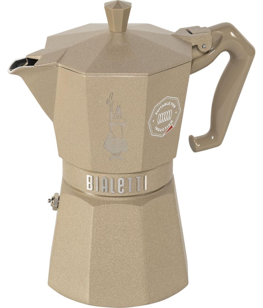 Bialetti MOKA EXCLUSIVE 6 tasses induction, sable Image du produit 