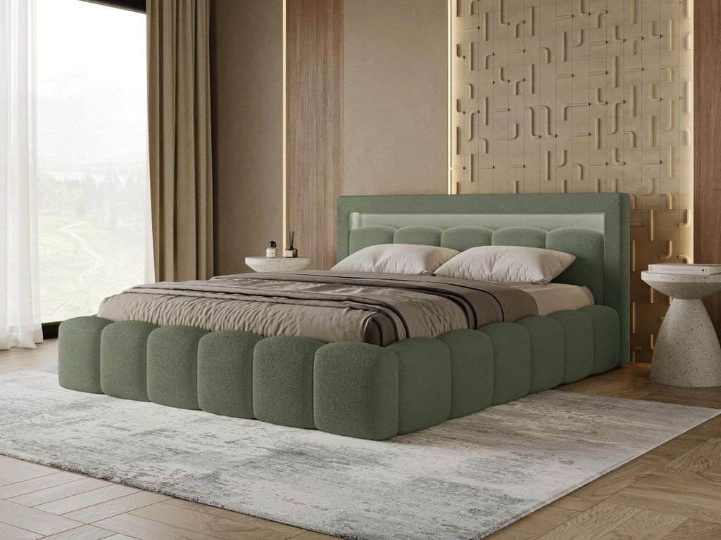 Chilly Möbel Design Lit Lumi - Lit rembourré avec coffre, Image du produit 