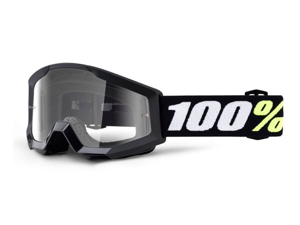 100percent Strata Mini Junior Brille Schwarz Clear/CAT0 Produktbild 